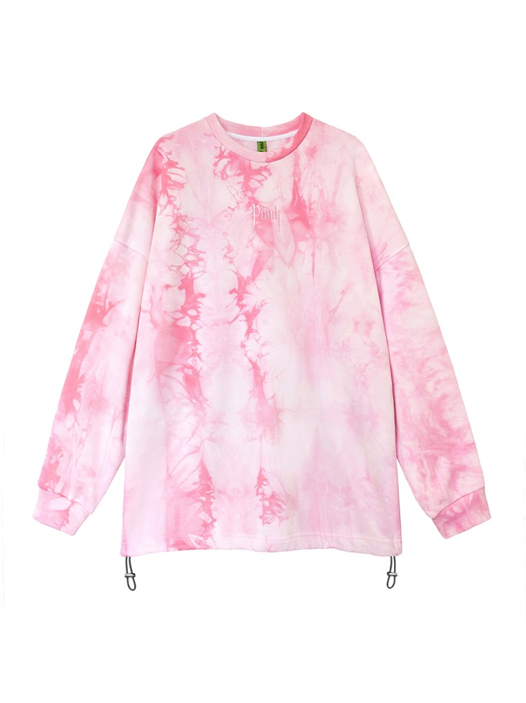 SMOKED SWEATSHIRT (PINK) 10081 - фото 658