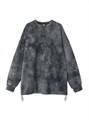 SMOKED SWEATSHIRT (BLACK) 10082 - фото 690